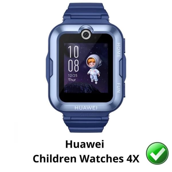 Skyddsskydd för Huawei Barnklockor 4X [Pack 6] Ultra Tunn Plastskydd Film Motståndskraftig Phonillico