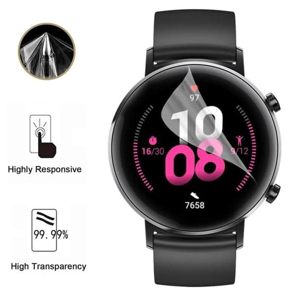 Skydd för Huawei Watch GT2 - 46mm [Pack 6] Ultra Tunn Plast Film Skydd Phonillico