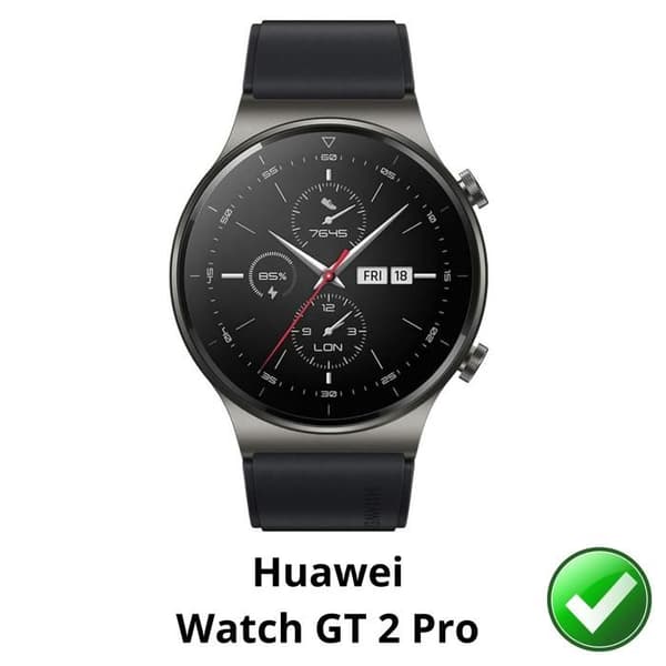 Skydd för skärm till Huawei Watch GT2 Pro [Pack 6] Ultra Tunn Plastisk Skyddsfilm Phonillico