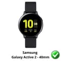 Miniatyrbild 2 av 3: Skyddsglas för Samsung Galaxy Watch Active 2 - 40mm [Pack 8] Ultra Tunt Plastskydd Film Phonillico