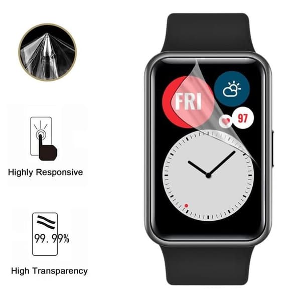 Skyddsglas för Huawei Watch Fit Mini [Pack 9] Ultra Tunn Plastfilm Skydd Phonillico