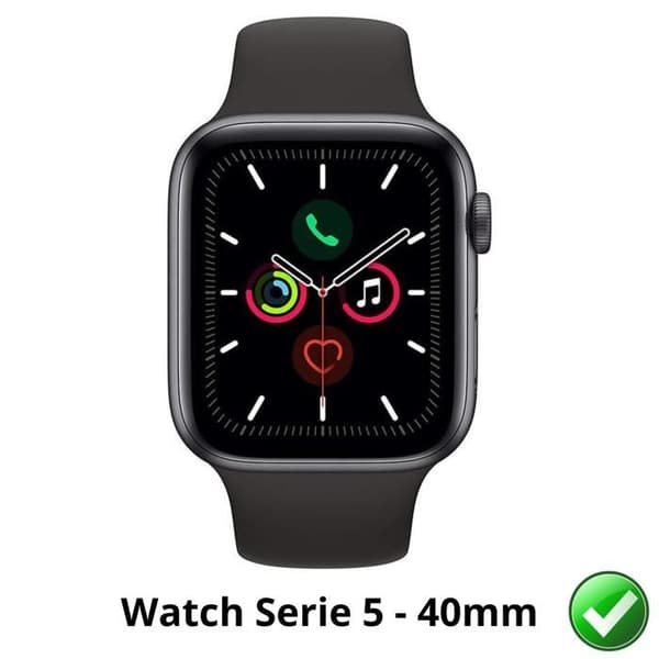 Skärmskydd för Watch Serie 5 - 40mm [Pack 6] Plastskydd Film Extra Tunnt Phonillico