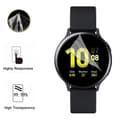 Miniatyrbild 3 av 3: Skydd för skärm till Samsung Galaxy Watch Active 2 - 44mm [Pack 8] Hållbar ultratunn plastskydd Phonillico