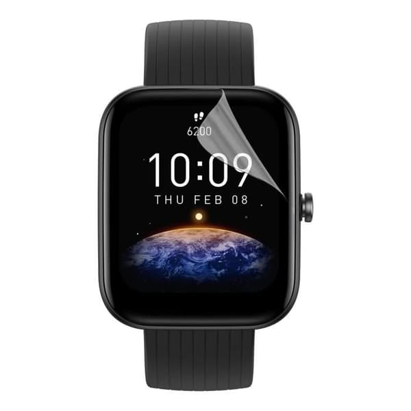Skyddsglas för Amazfit Bip 3 Pro [Pack 6] Ultratunn Plastskydd Film Phonillico
