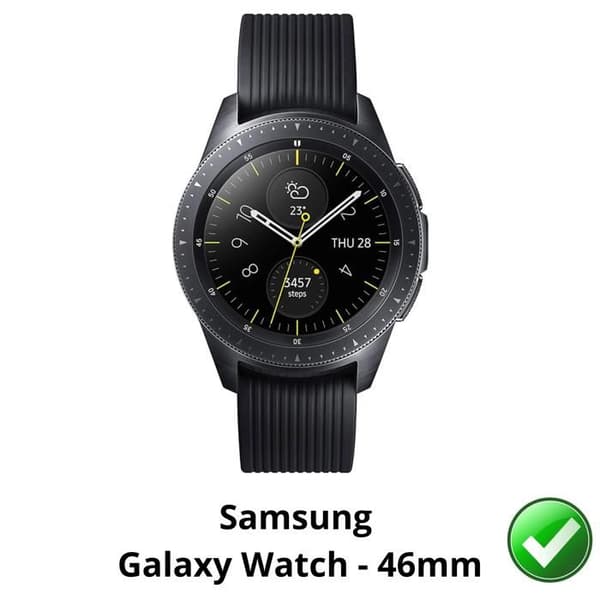Skyddsskärm för Samsung Galaxy Watch - 46mm [Pack 6] Ultra tunn skyddsfilm av plast från Phonillico