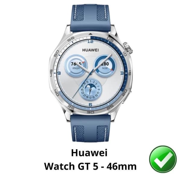 Skyddsskärm för Huawei Watch GT 5 - 46mm [Pack 6] Ultra tunn skyddsfilm i plast Phonillico
