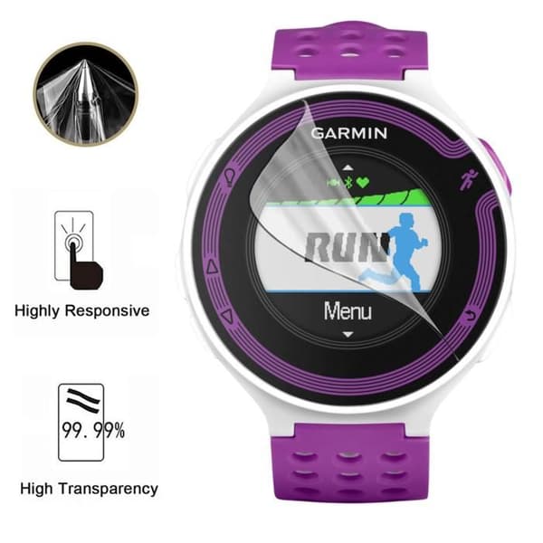 Skärmskydd för Garmin Forerunner 220 [Paket 6] Ultra Tunn Plastfilm Skydd Phonillico