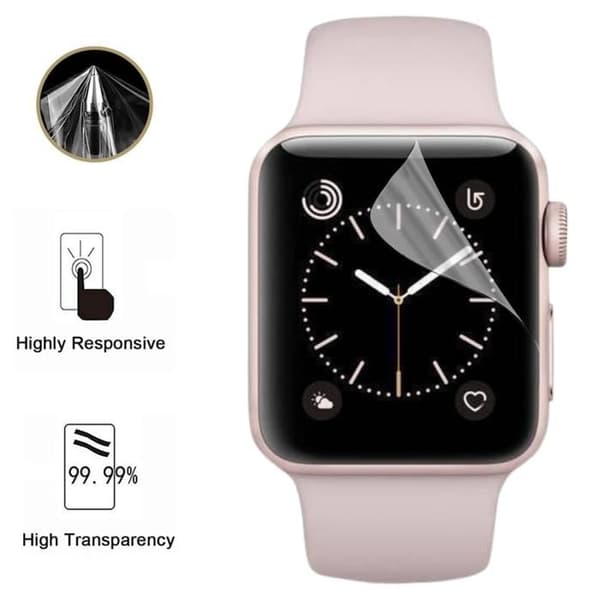 Skyddsskärm för Watch Serie 2 - 38mm [Pack 6] Hållbar Ultra Tunn Plastfilm Phonillico