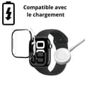 Miniatyrbild 6 av 6: Fodral kompatibelt med Watch 46mm Series 10 - Hårt skyddande fodral med transparent härdat glasskärm Phonillico®