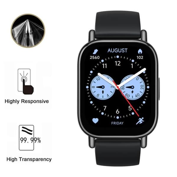 Skyddsskärm för Xiaomi Redmi Watch 5 Lite [Pack 6] Plastfilm Skyddande Resistent Ultra Tunn Phonillico