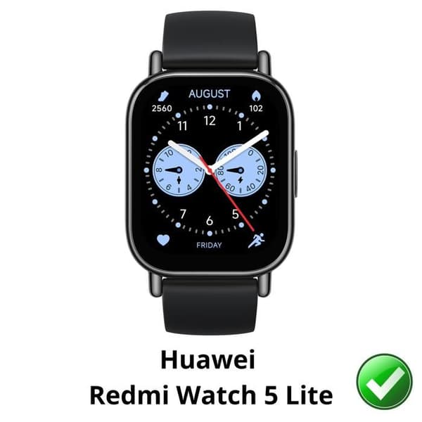 Skyddsskärm för Xiaomi Redmi Watch 5 Lite [Pack 6] Plastfilm Skyddande Resistent Ultra Tunn Phonillico