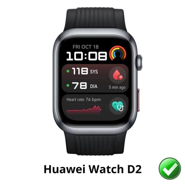 Skärmskydd för Huawei Watch D2 [Pack 6] Tunt Plastiskt Skyddande Film Phonillico