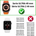 Miniatyrbild 2 av 4: Härdat Glas för Apple Watch ULTRA 2 49 mm [Paket 2] Skyddande Skärmskydd för Smartwatch Phonillico®