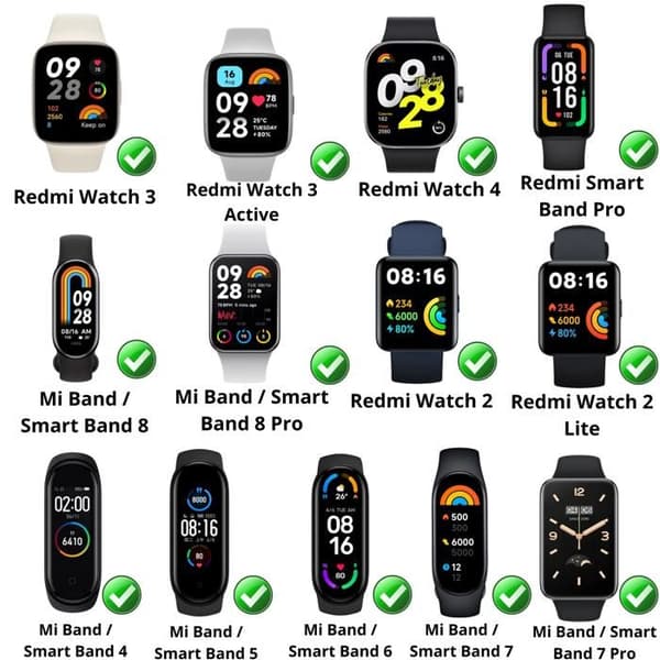 Laddare 12W Kompatibel med Xiaomi Mi Band 8/Mi Band 7/Mi Band 6/Mi Band 5/Smart Band 8/Redmi Watch 4 Phonillico®