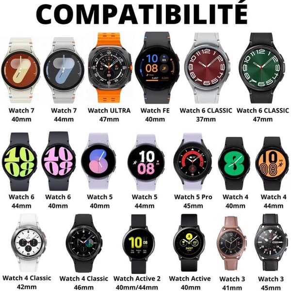 Laddare 12W + Kabel Kompatibel med Samsung Galaxy Watch 6/Watch 5/Watch 4/Watch 3/active - Laddare för klocka Phonillico®