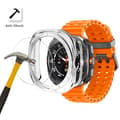 Miniatyrbild 5 av 6: Coque kompatibel med Samsung Galaxy Watch Ultra 47mm - Hårdt beskyttende gennemsigtig etui med hærdet glas Phonillico®