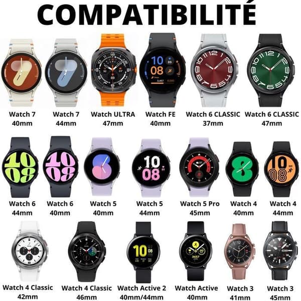 Laddare 12W Kompatibel med Samsung Galaxy Watch 6/Watch 6 klassisk/Watch 5/Watch 5 Pro/Watch 4/Watch 3/active Phonillico®