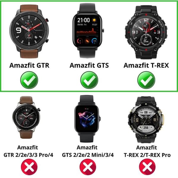 Laddare 12W + Kabel Kompatibel med Amazfit GTR/Amazfit GTS/Amazfit T-Rex - Ladda Klocka Phonillico®