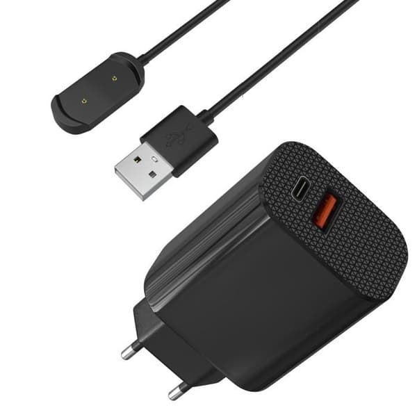 Laddare 12W + Kabel Kompatibel med Amazfit GTR/Amazfit GTS/Amazfit T-Rex - Ladda Klocka Phonillico®