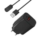 Miniatyrbild 1 av 6: Laddare 12W + Kabel Kompatibel med Amazfit GTR/Amazfit GTS/Amazfit T-Rex - Ladda Klocka Phonillico®