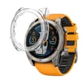 Miniatyrbild 1 av 6: Garmin Fenix 8 51mm kompatibelt fodral - Hårt skyddsfodral Transparent härdat glasskärm Phonillico®