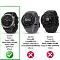 Miniatyrbild 2 av 4: Härdat glas för Garmin Fenix 6 - 6 Pro - 6 Pro Solar - 6 Pro Sapphire [2-pack] Skärmskydd för klocka Anti-repor Phonillico®