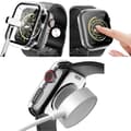 Miniatyrbild 3 av 4: Transparent hårt skal med skärmskydd av härdat glas för Apple Watch 40mm - Phonillico