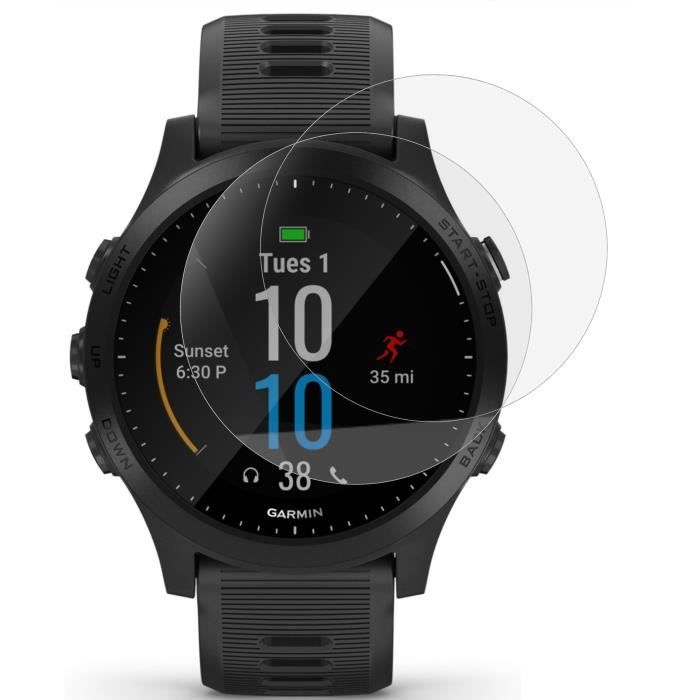 Härdat glas för Garmin Forerunner 945 Pack om 2]Skärmskydd för klocka, repellent Phonillico®