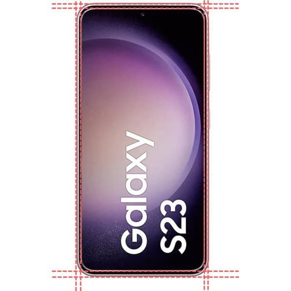 Härdat Glas för Samsung Galaxy S23 och Kameraskydd [Pack 2] Skyddsglas Phonillico®