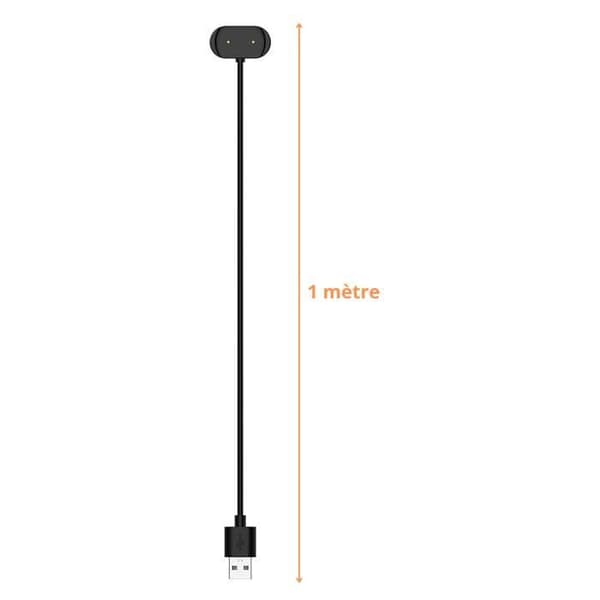 Laddare kompatibel med Amazfit GTR 2 - GTR 2e - GTS 2 - GTS 2e - GTS 2 Mini - GTS 4 Mini - BIP U - T-Rex Pro - Pop - BIP 3 Phonillico®