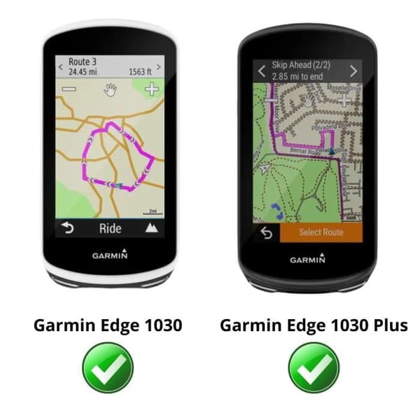 Härdat glas för Garmin Edge 1030 - Edge 1030 Plus [Pack 2] Skärmskydd Film GPS Cykel Phonillico®