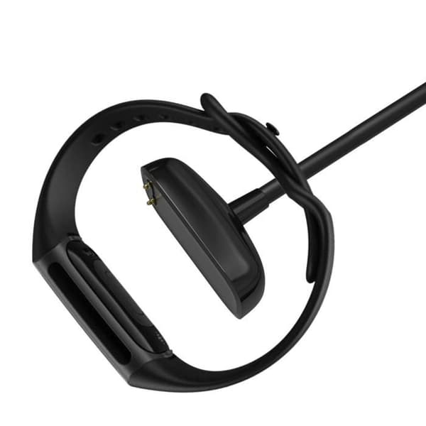 Laddare kompatibel med Fitbit Charge 6 / Charge 5 / Fitbit Luxe - USB-kabel 1 meter Ersättningsadapter Laddare Klocka Phonillico®