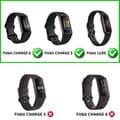 Miniatyrbild 2 av 6: Laddare kompatibel med Fitbit Charge 6 / Charge 5 / Fitbit Luxe - USB-kabel 1 meter Ersättningsadapter Laddare Klocka Phonillico®