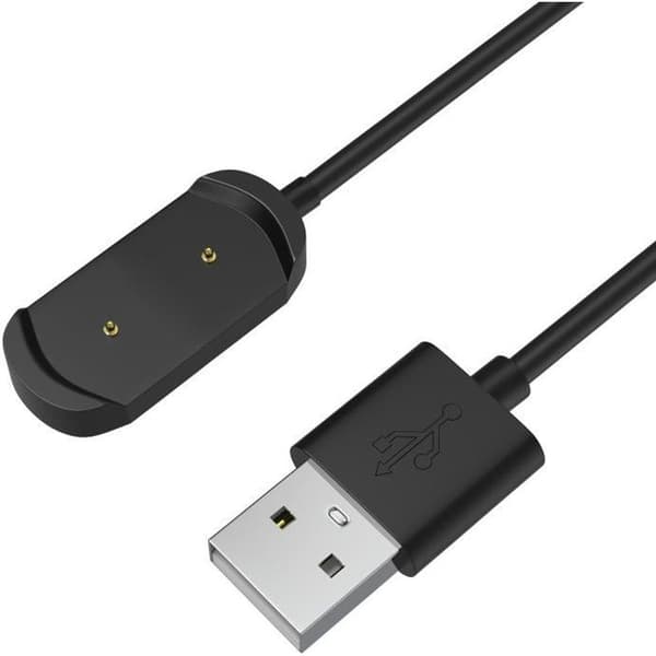 Laddare för Amazfit GTR, GTS och T-Rex - PHONILLICO - USB-kabel 1m - Svart
