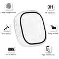 Miniatyrbild 3 av 4: Fitbit VERSA 4 - Fitbit SENSE 2-kompatibelt fodral - Hårt skyddande fodral Transparent härdat glasskärm Phonillico®
