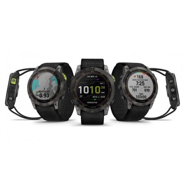 Garmin Enduro 2 GPS-klocka Titanium grå - svart - TU