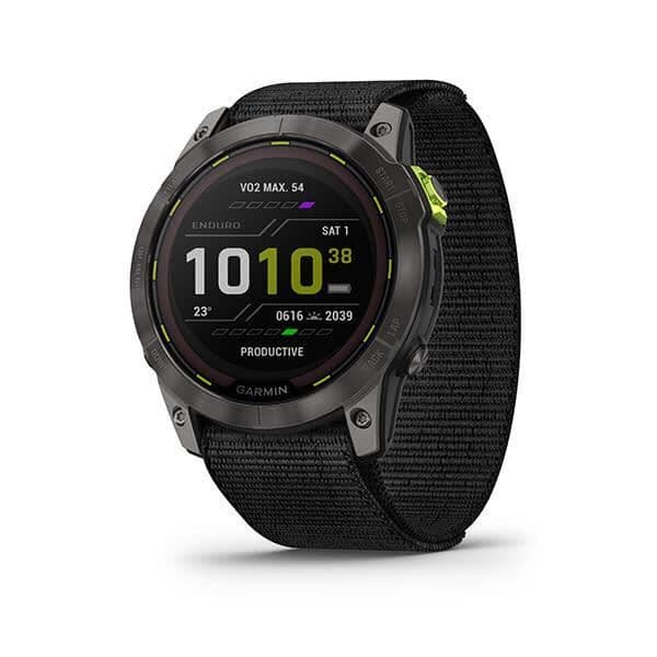 Garmin Enduro 2 GPS-klocka Titanium grå - svart - TU