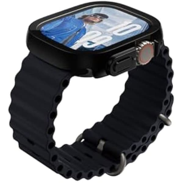 Skärmskydd - PANZERGLASS - SNAPPIE - Apple Watch Ultra 2024 - Härdat glas - Lätt installation