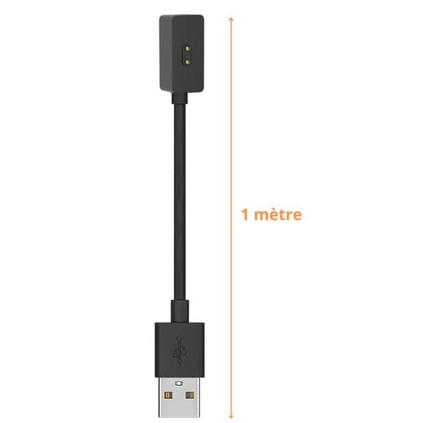 Laddare Kompatibel med Xiaomi Redmi Watch 5/Redmi Watch 4/Smart Band 9/Smart Band 8 - USB-kabel 1 meter Laddning Klocka Phonillico®