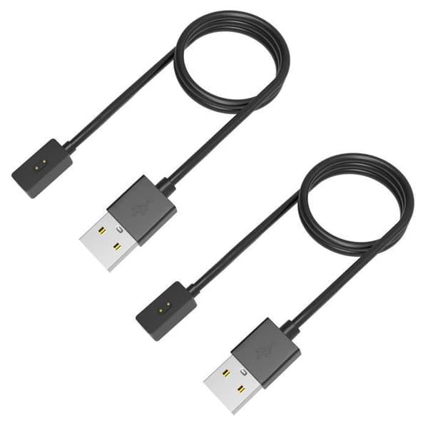 Kompatibel Laddare för Xiaomi Redmi Watch 5/Redmi Watch 4/Smart Band 9/Smart Band 8 [2-pack] USB-kabel 1 meter Laddare för Klocka