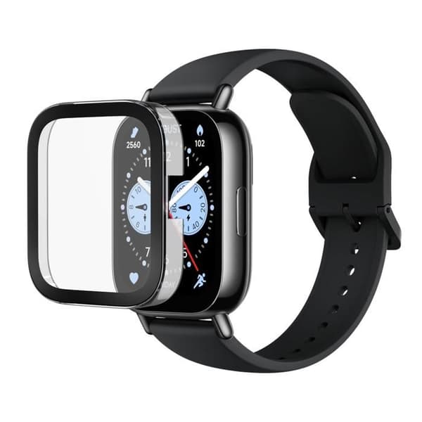 Coque kompatibel med Xiaomi Redmi Watch 5 Lite - Hård skyddstransparent fodral med härdat glas Phonillico®