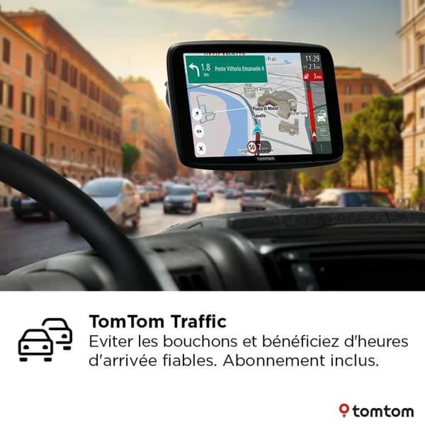 GPS - TOMTOM - GO Camper Tour - Andra generationen - För husbilar och husvagnar - 6 tums skärm