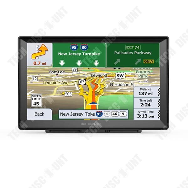 TD® Bluetooth bilnavigator 9 tum kapacitiv bluetooth praktisk gps-navigator hd röstnavigering pekskärmsnavigator