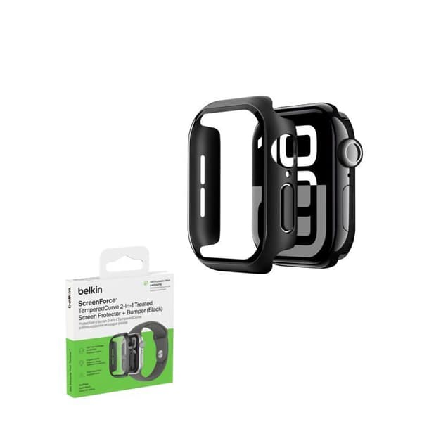 Skärmskydd - BELKIN - TemperedCurve - Apple Watch Series 10 (42mm) - Härdat glas 9H - 2-i-1