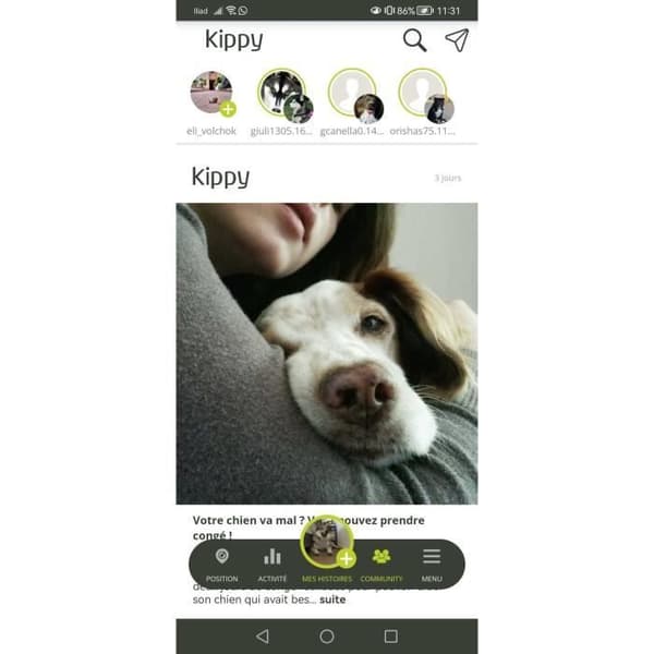 GPS tracker - KIPPY - EVO - Yellow Lemon