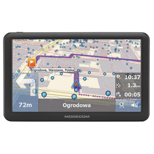MODECOM FreeWAY CX 7.4 BILNAVIGERING + MapFactor-kartor över Europa