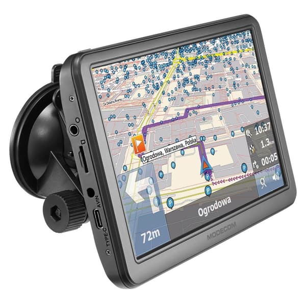 MODECOM FreeWAY CX 7.4 BILNAVIGATION + MapFactor-kort over Europa