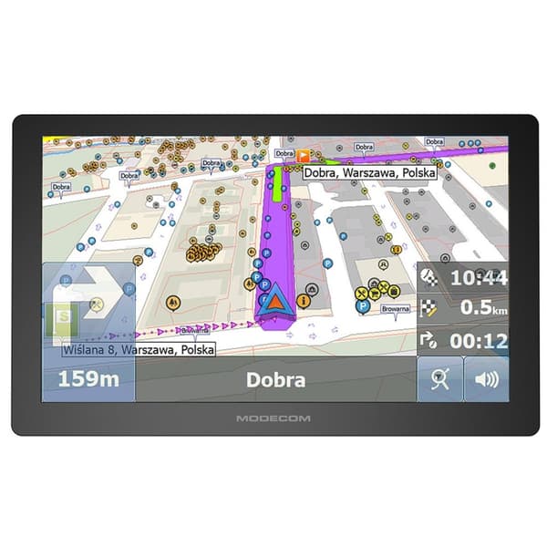 MODECOM FreeWAY CX 9.4 BILNAVIGERING + MapFactor-kartor över Europa