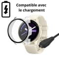 Miniatyrbild 6 av 6: Garmin Vivoactive 6 kompatibelt fodral - Hårt skyddande smartklockasfodral Transparent härdat glasskärm Phonillico®