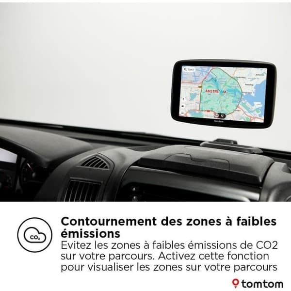 TomTom - GO Camper Max 2:a generationens Premium Pack - GPS för husbilar, husvagnar och bilar - 7 tum - Världskarta